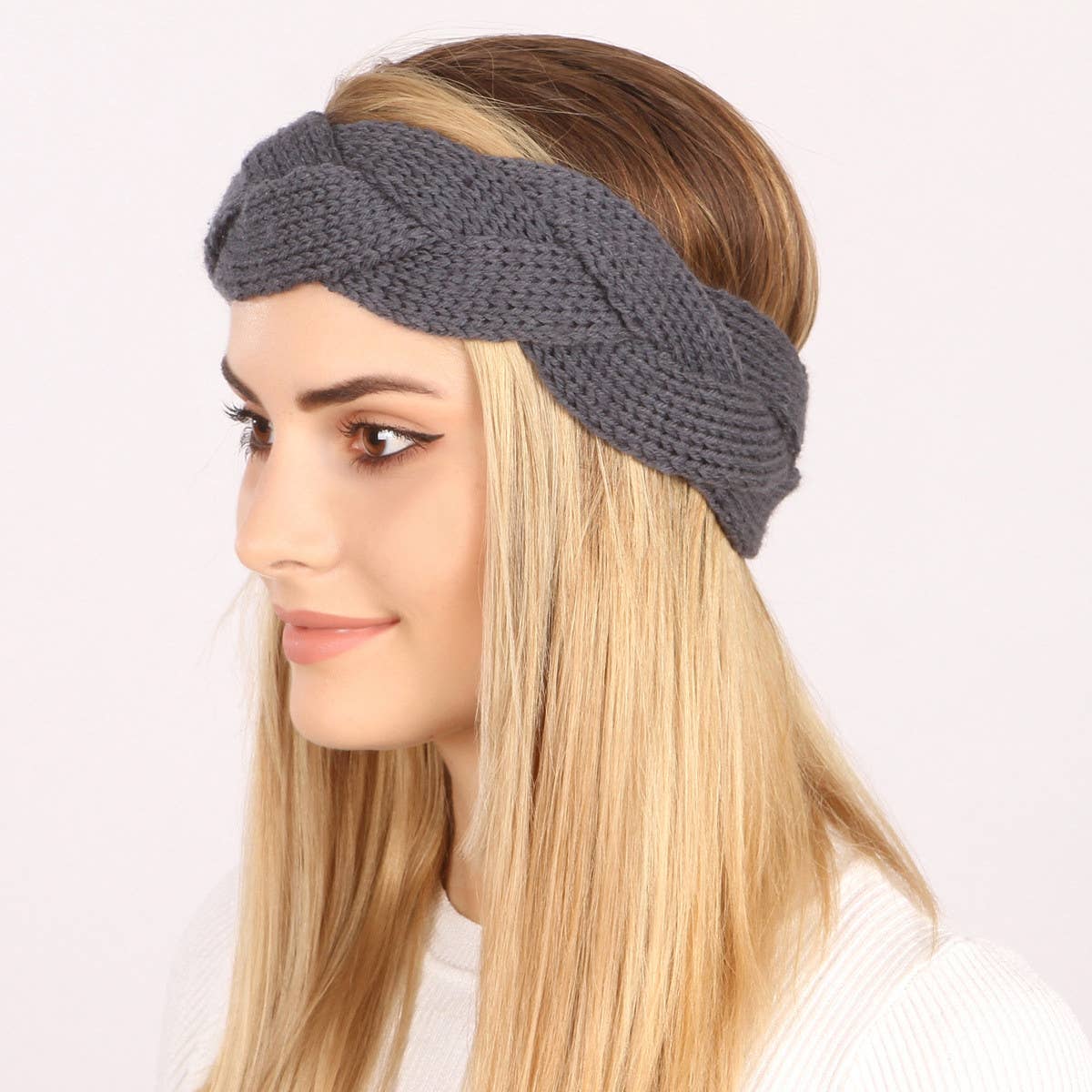 VINTAGE BRAID KNITTED HEADBAND