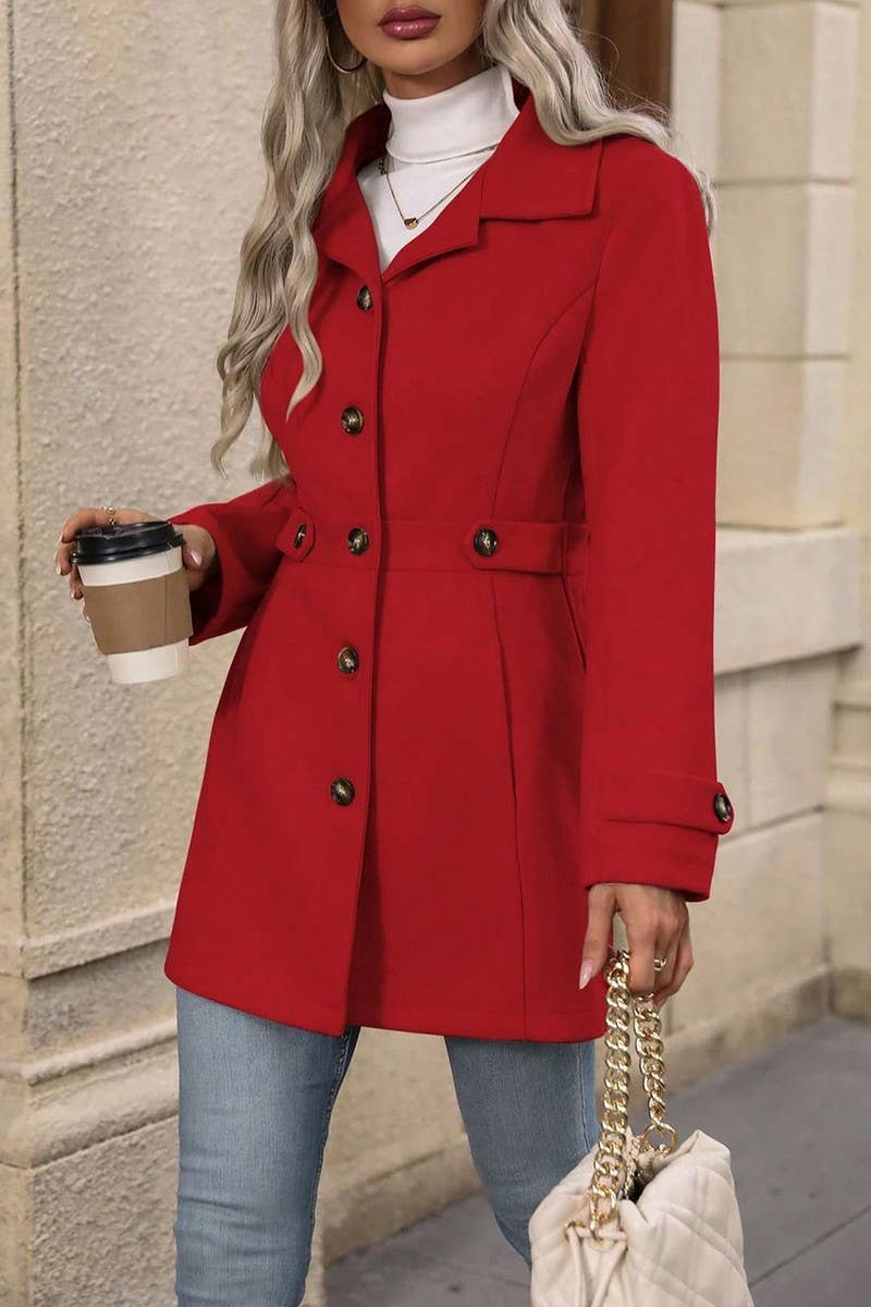 CWOCO00199_ELEGANT LAPEL WOOL BLEND OVERCOAT