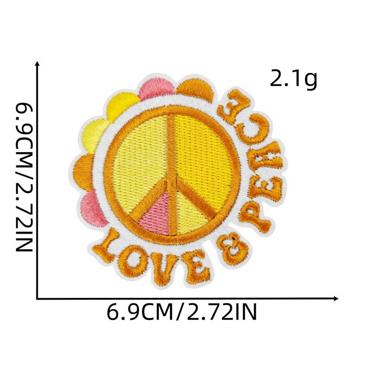 GRAFFITI DECORATED SUITCASE EMBROIDERED PATCH