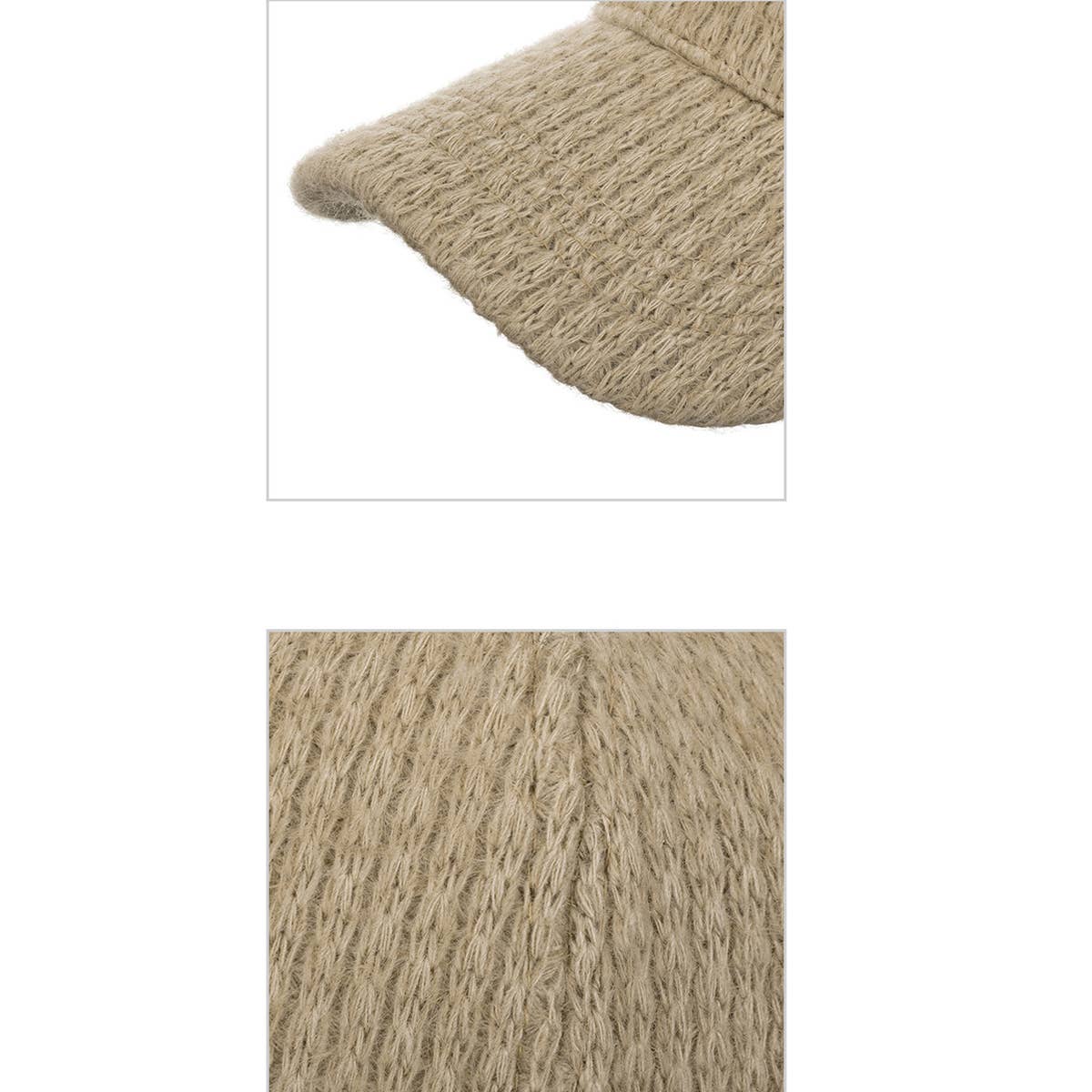 KNIT THICK WARM BASEBALL CAP CAP
