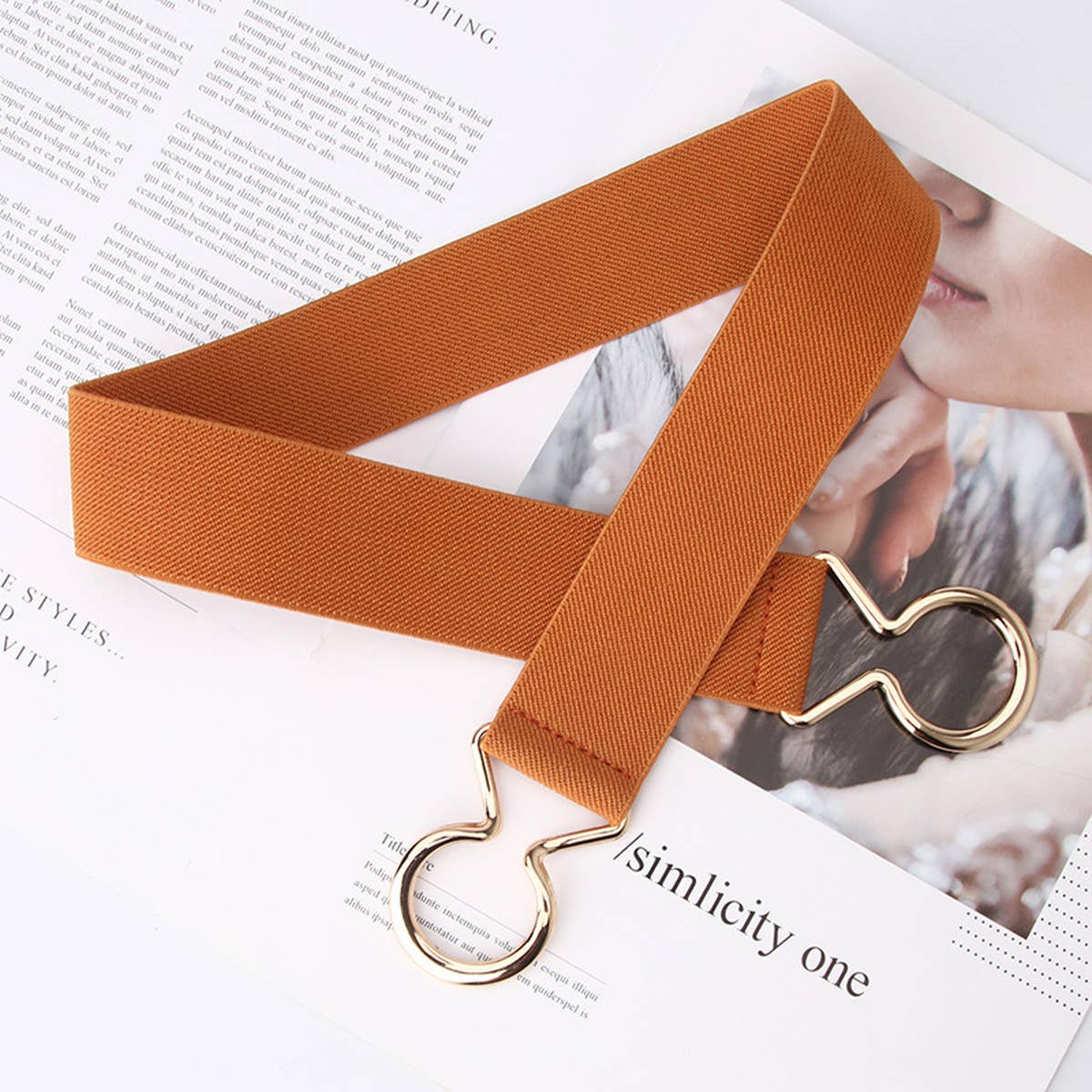 CWABE0917_FASHION ELASTIC WAIST BELT