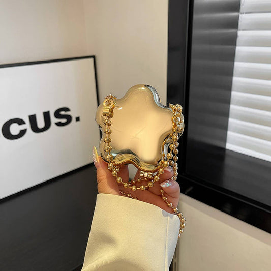 STAR SHAPE EVENING CLUTCH  BAG SHOULDER BAG_CWAB3262