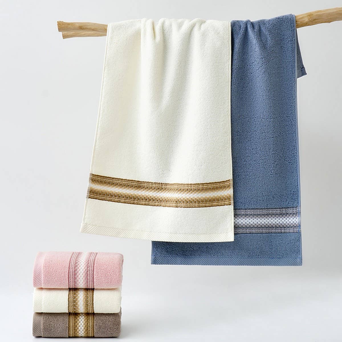 HOME-USE PURE COTTON THICKENED ADULT BATH TOWEL