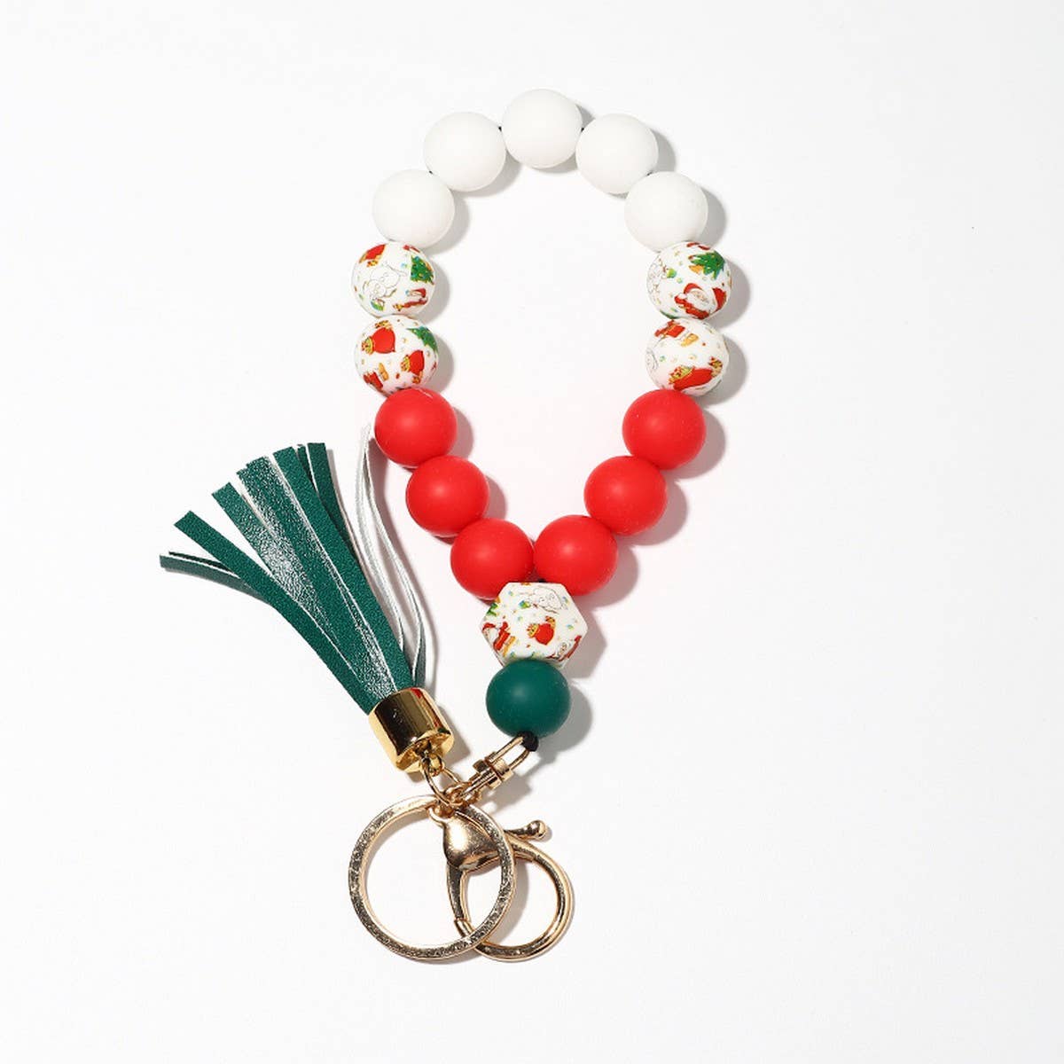 Glowinthedark Halloween Keychain Silicone Bracelet_CWAB5098