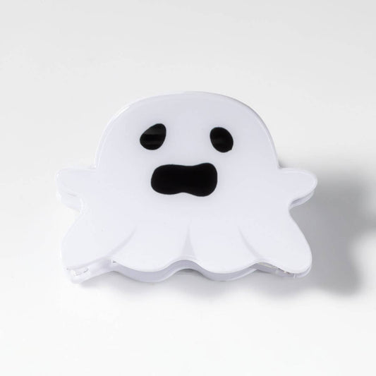 Halloween Ghost Hair Claw - Cute Spooky Shark Clip_CWAHA0270