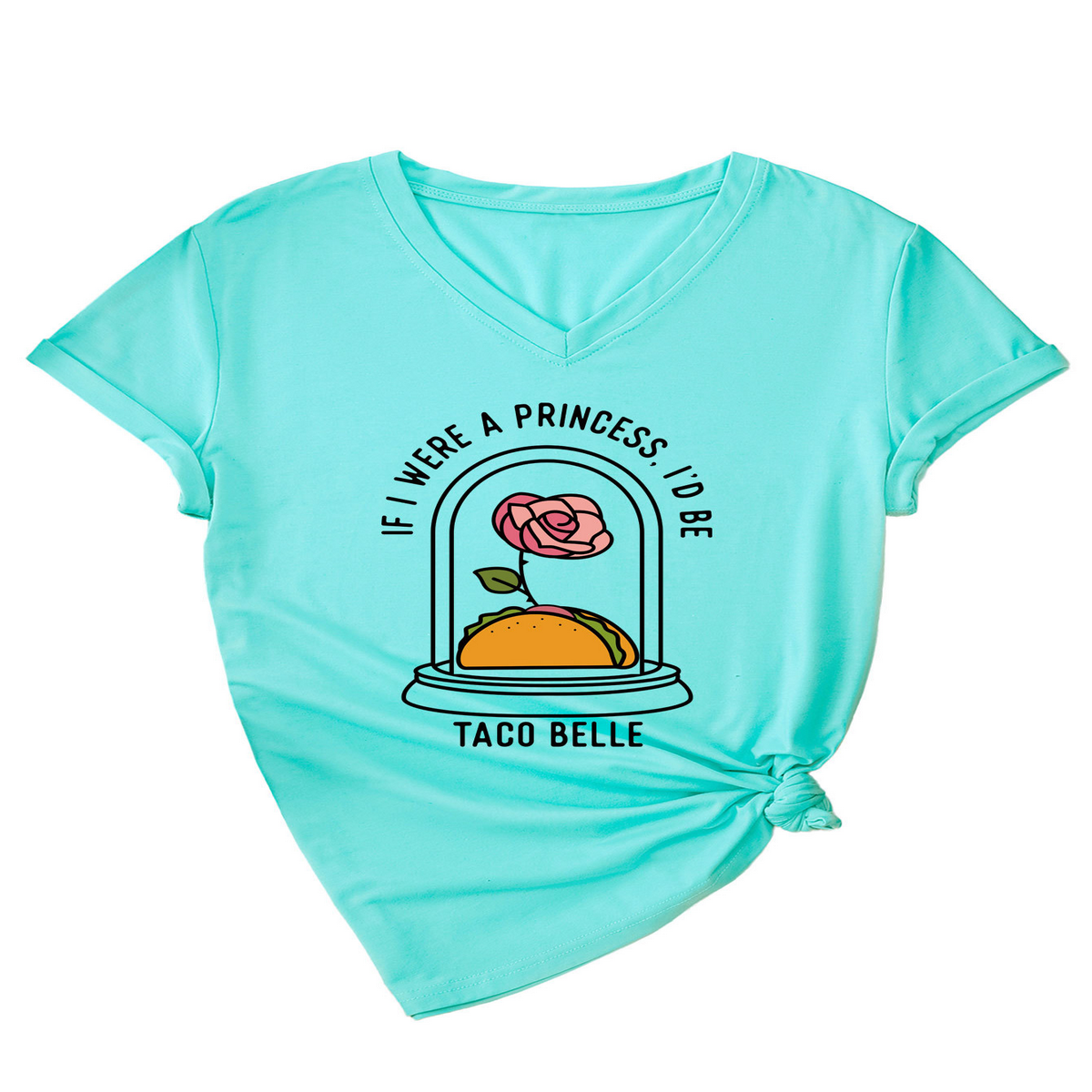Funny Women's Tee ? Princess Taco Print