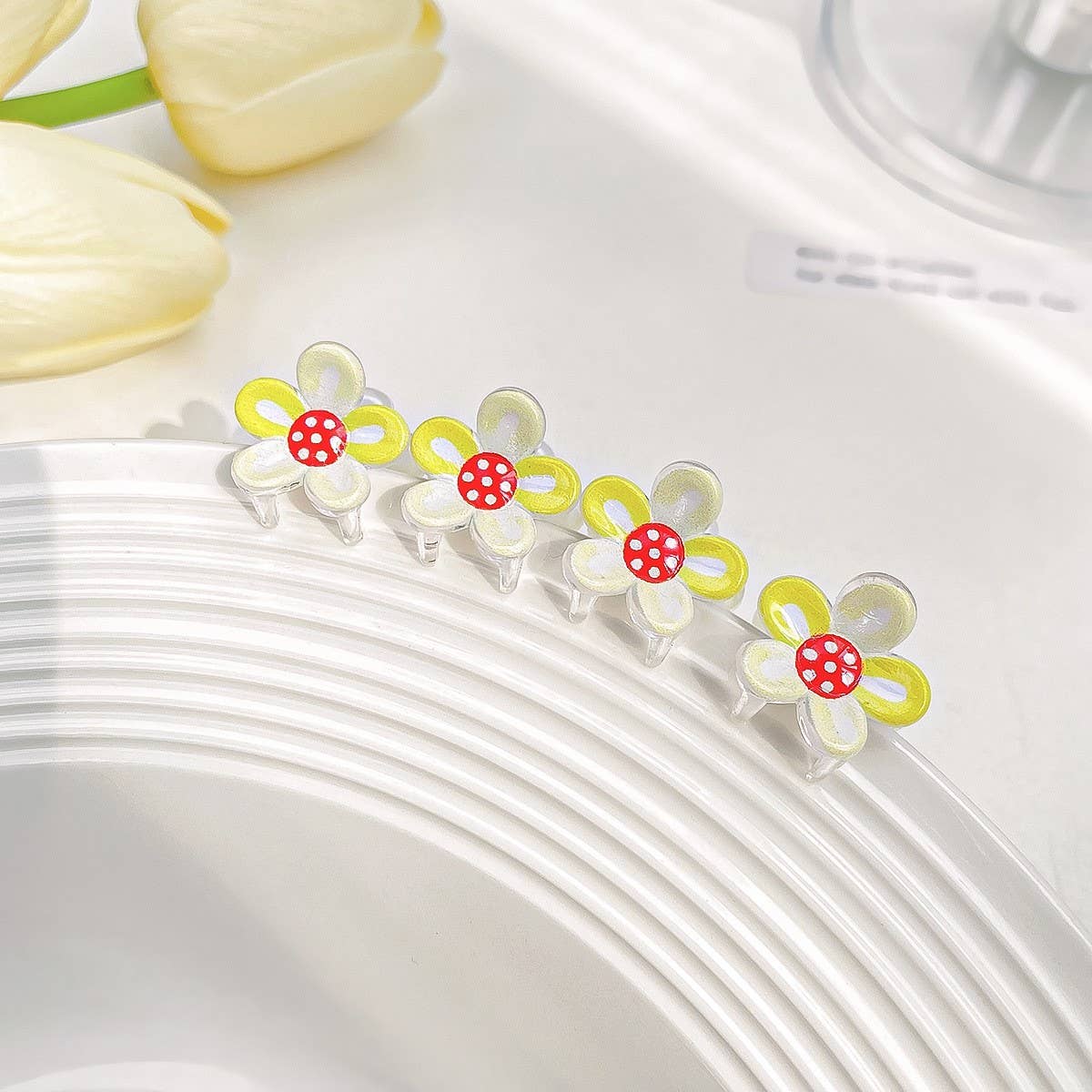 Mini Candy Color Flower Hair Clip, Kids Clip_CWAHA0720