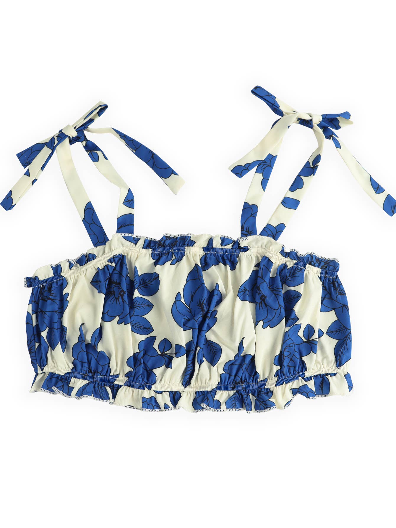 Printed sexy crop cord halter dress set