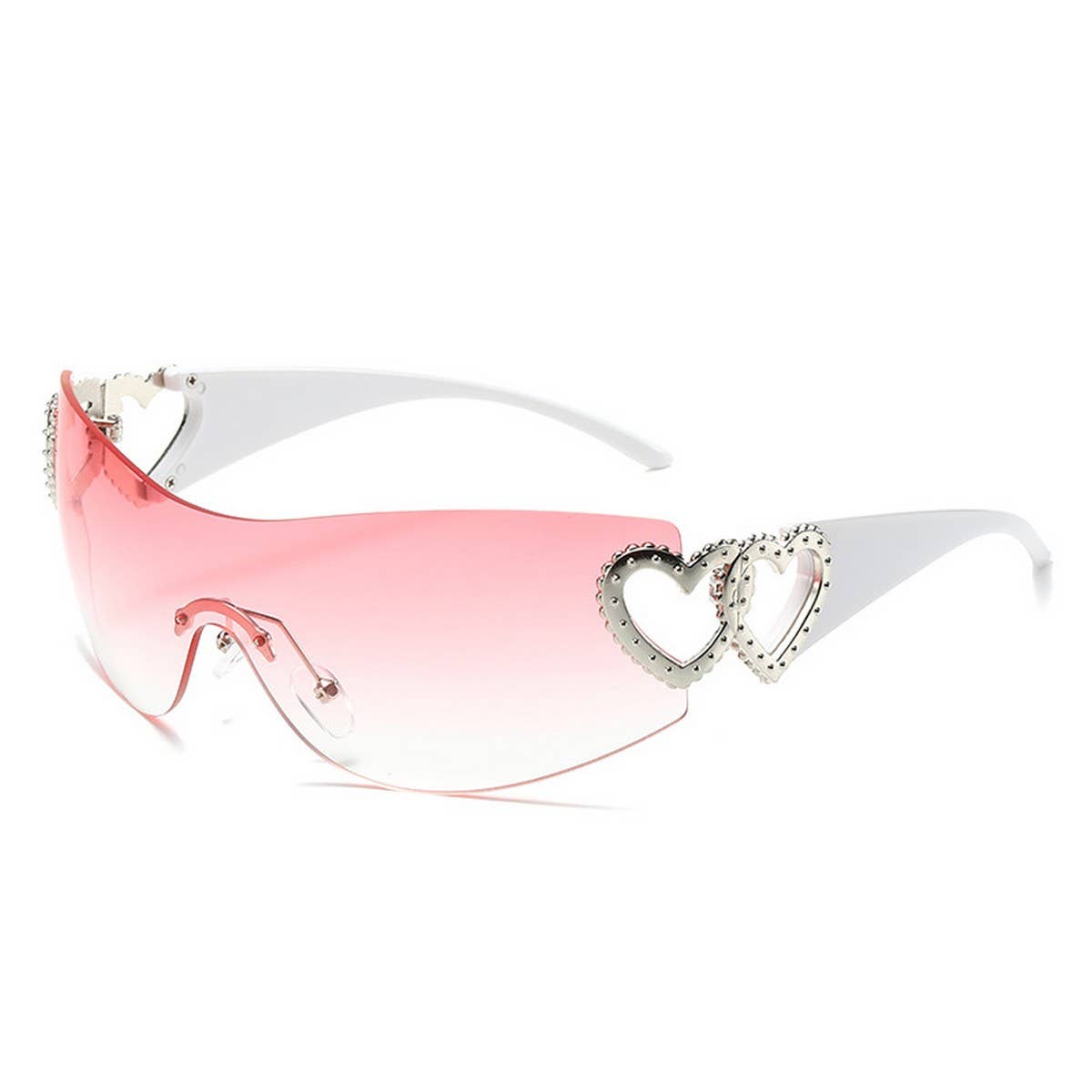 Y2K STYLE FRAMELESS ONE-PIECE HEART SUNGLASSES_CWASG0266