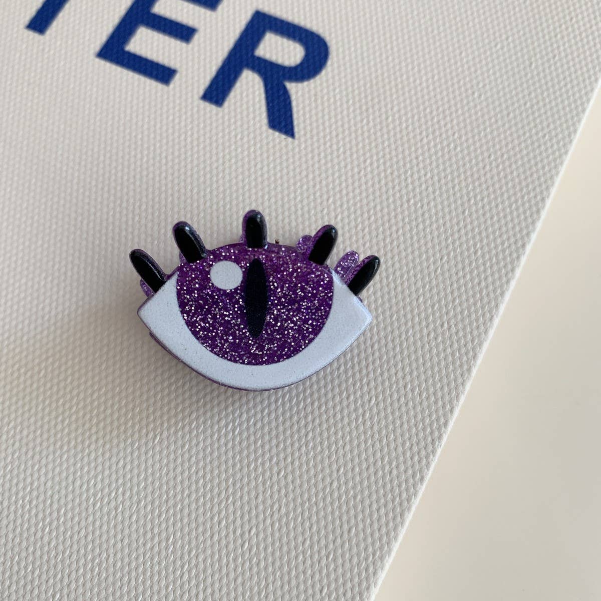 CWAHA07727_HALLOWEEN GHOST PUMPKIN BAT ACRYLIC HAIR CLAW