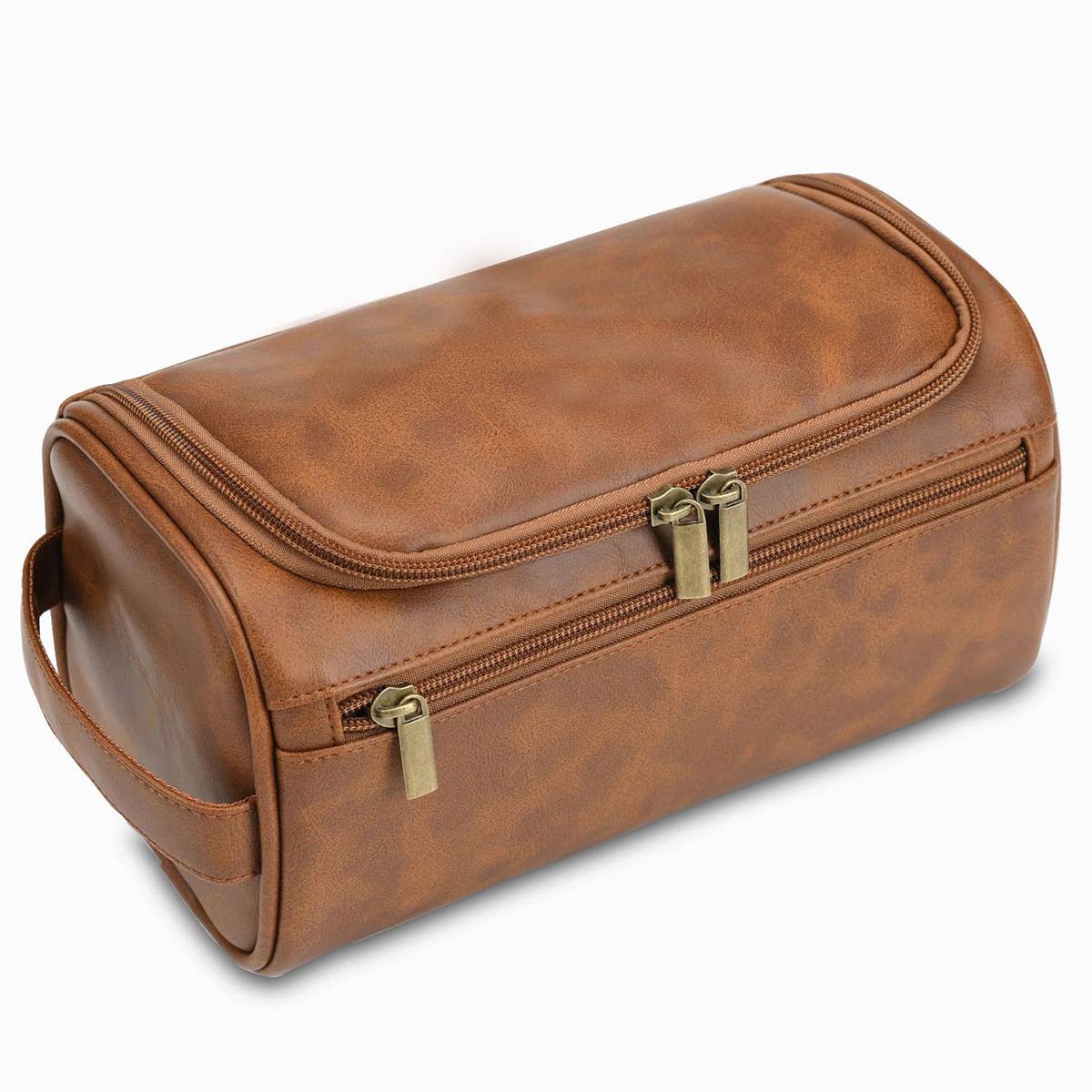 RETRO TRAVEL PU LEATHER COSMETIC BAG_CWAB0576