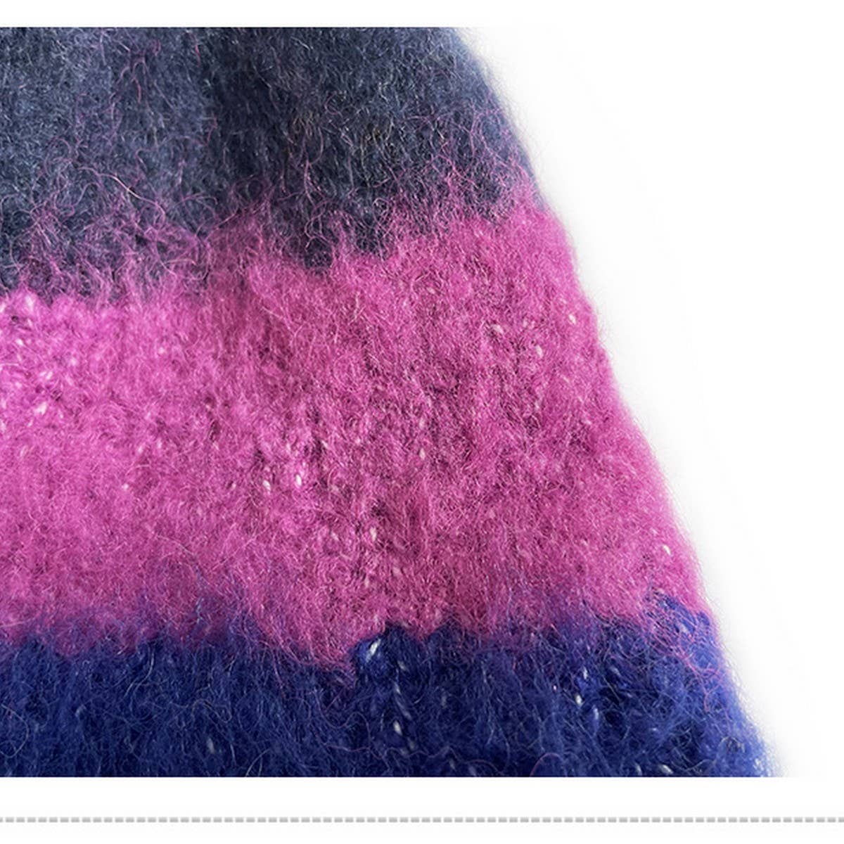 WOMEN'S STRIPED COLORBLOCK KNITTED HAT_CWAH2060