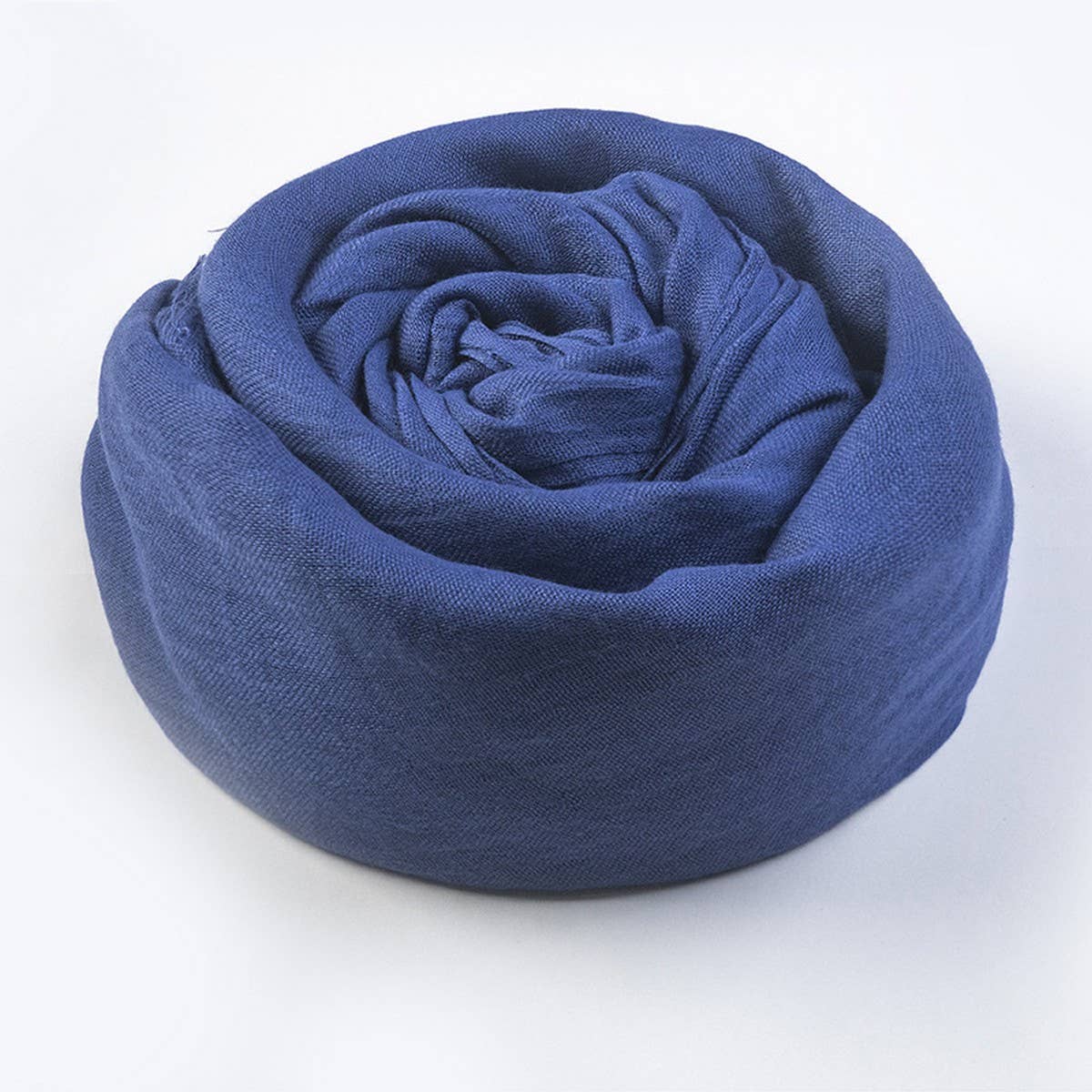Solid Cotton Linen Scarf for Women Summer Sun Prot_CWASC1451