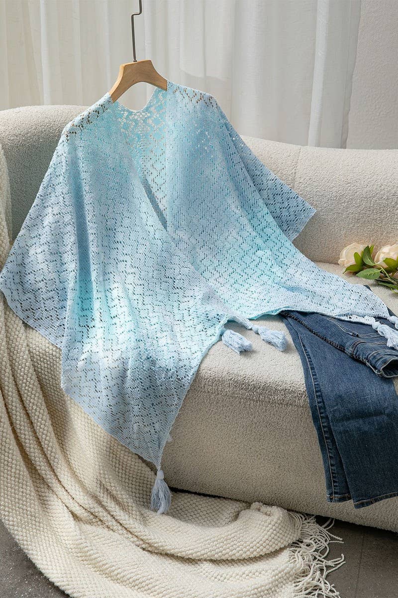 CWOCAL2352_BOHO CROCHET FRINGE COVER UP CAPE CARDIGAN