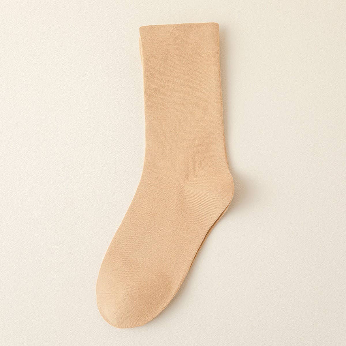 SOLID COLOR BONELESS SOCKS STACKED MID-TUBE SOCKS_CWMS1116