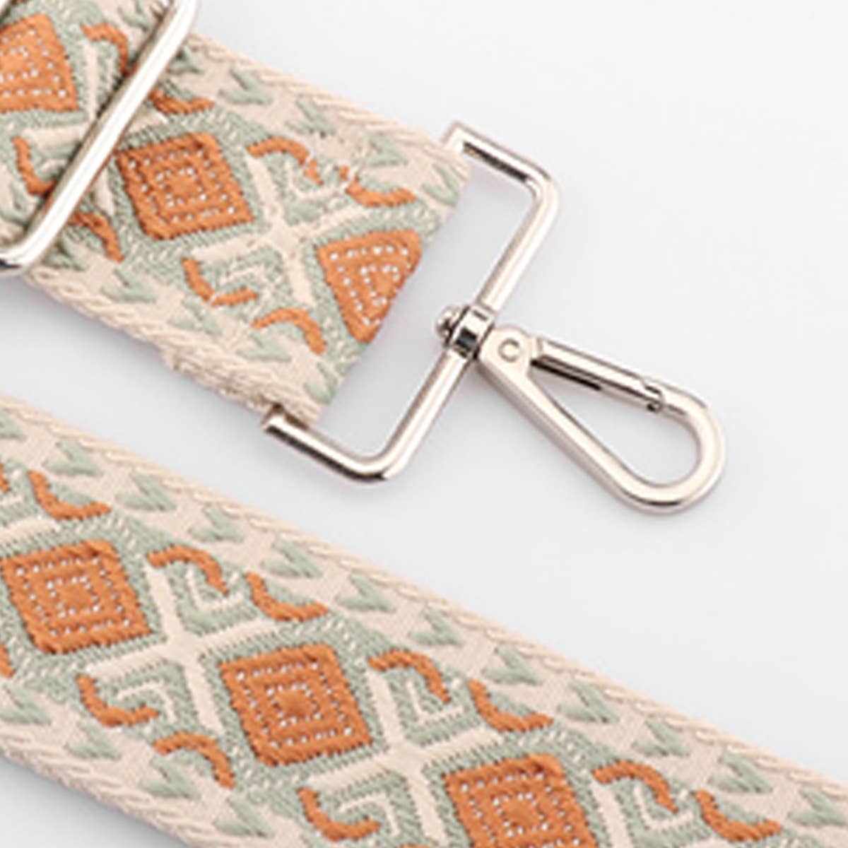 NEW FLORAL EMBROIDERED BAG STRAP