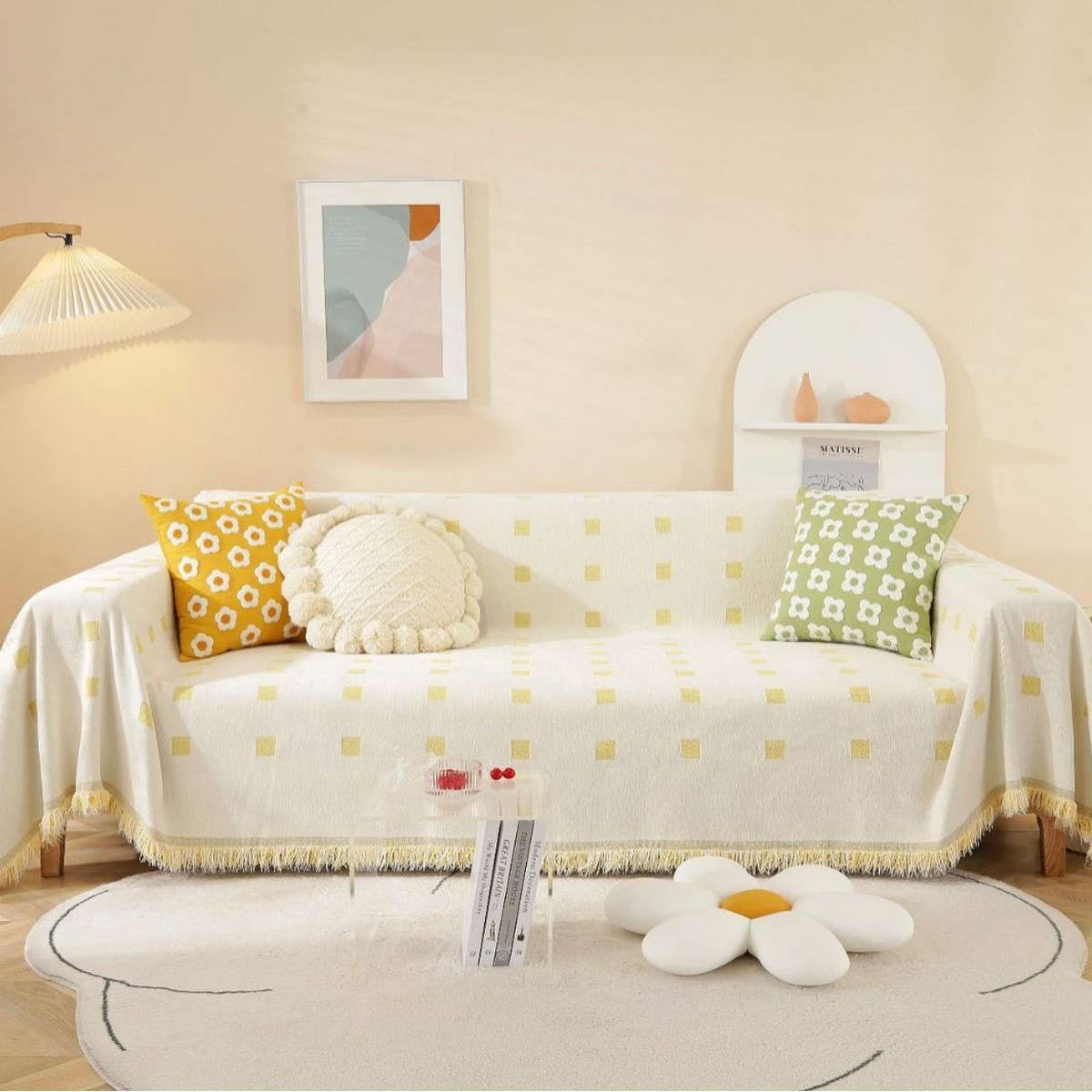 MODERN GEOMETRIC MULTIFUNCTIONAL SAND SOFA THROW