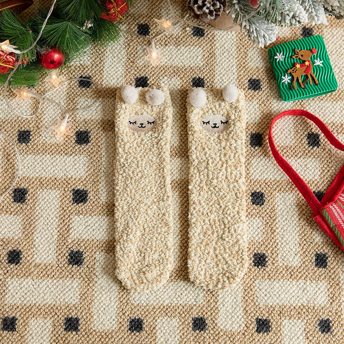 CWMS02732_KIDS FAMILY CHRISTMAS CREW SOCKS WINTER GIFT