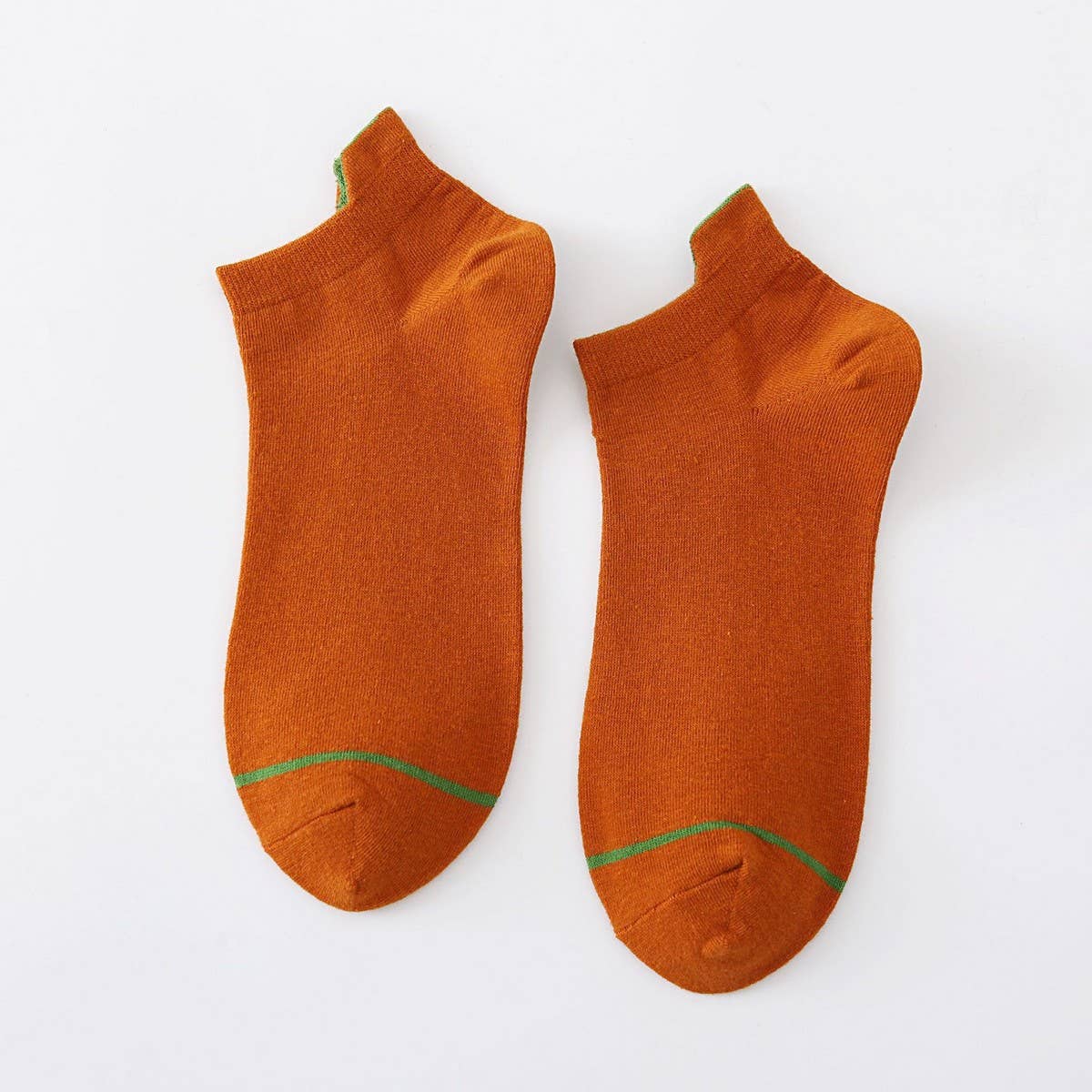 SPRING SOLID COLOR COTTON SOCKS FOR WOMEN_CWMS2043