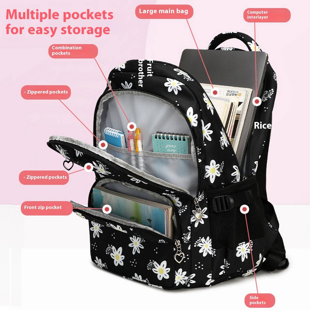 Fashion Backpacks for School Girls ??3-Piece Set_CWAB5380