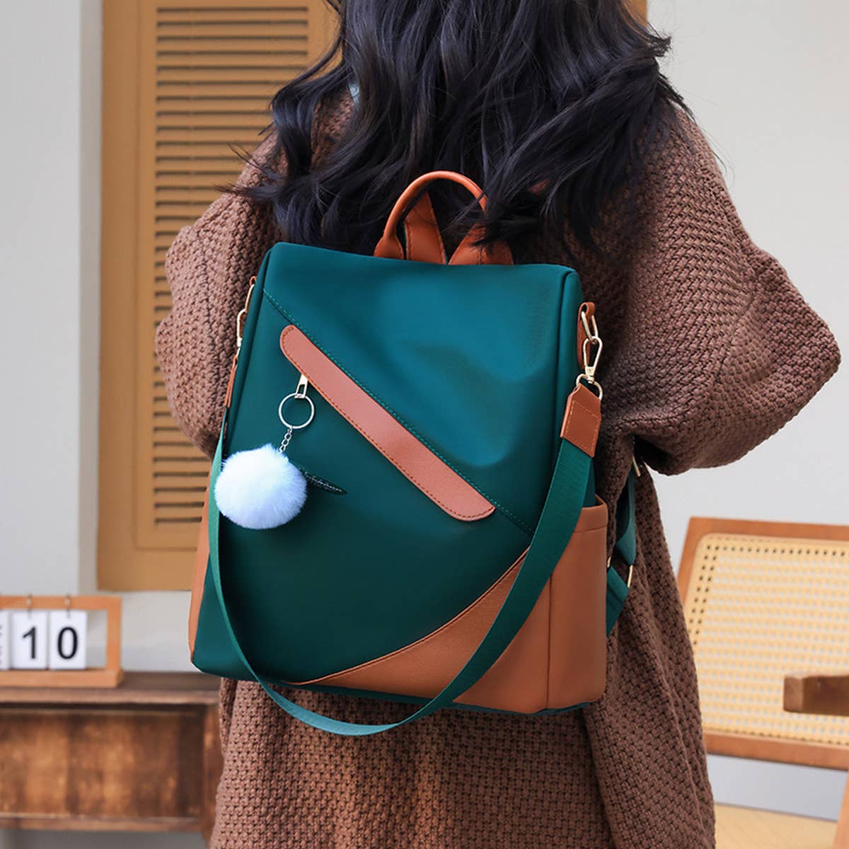 WOMEN ANTI-THEFT WATERPROOF BACKPACK_CWAB2890