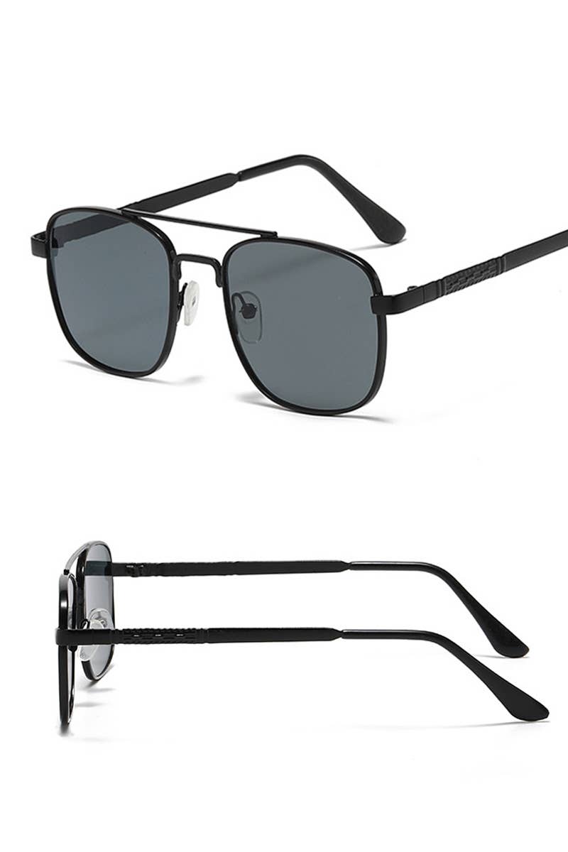 FLAT TOP FRAME SQUARE SUNGLASSES