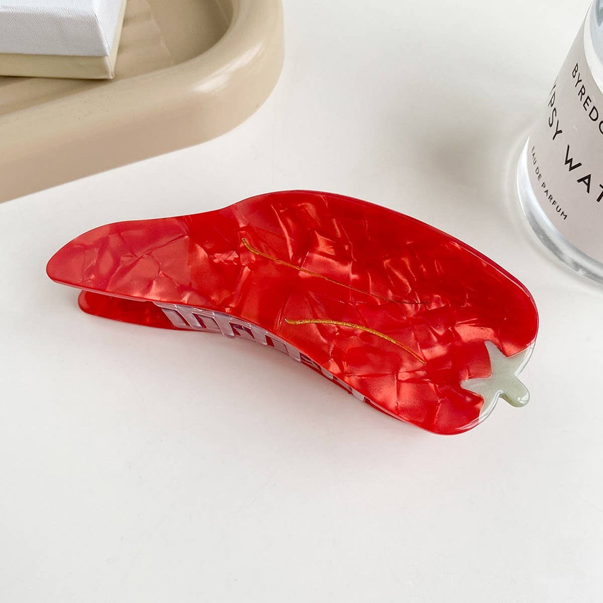 Peach & Apple Hair Claw ??Cute Summer Accessory_CWAHA5889