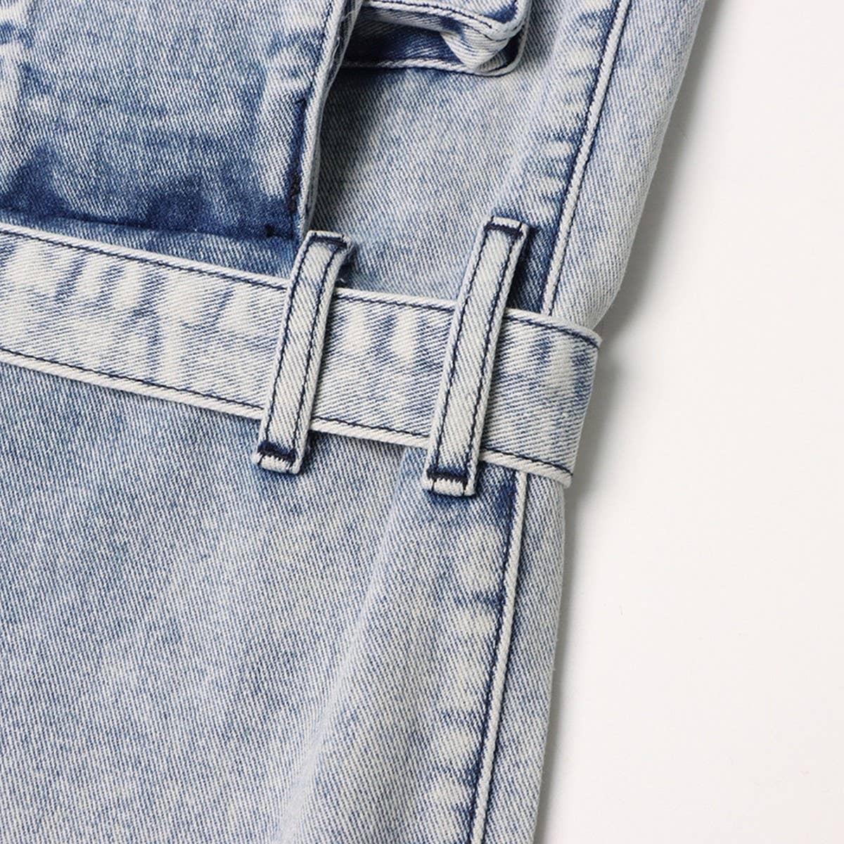 FASHION TRENDY ZIPPER SPLICING MULTI POCKET JEANS_CWJP0195