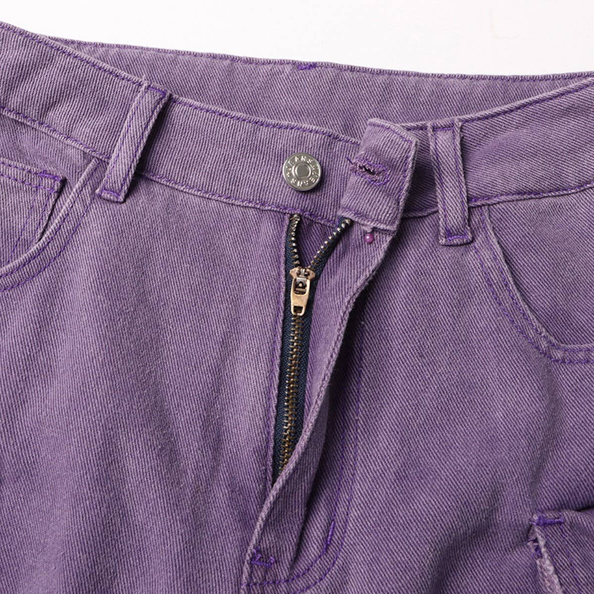 MULTI POCKET LOOSE CARGO PANTS JEANS