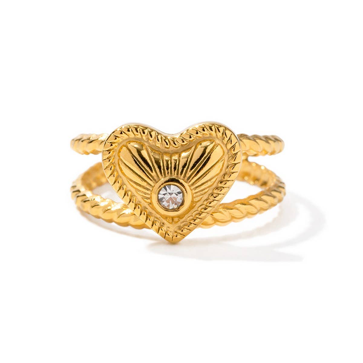 18K GOLD-PLATED ZIRCON INLAID HEART RING_CWAJE1247
