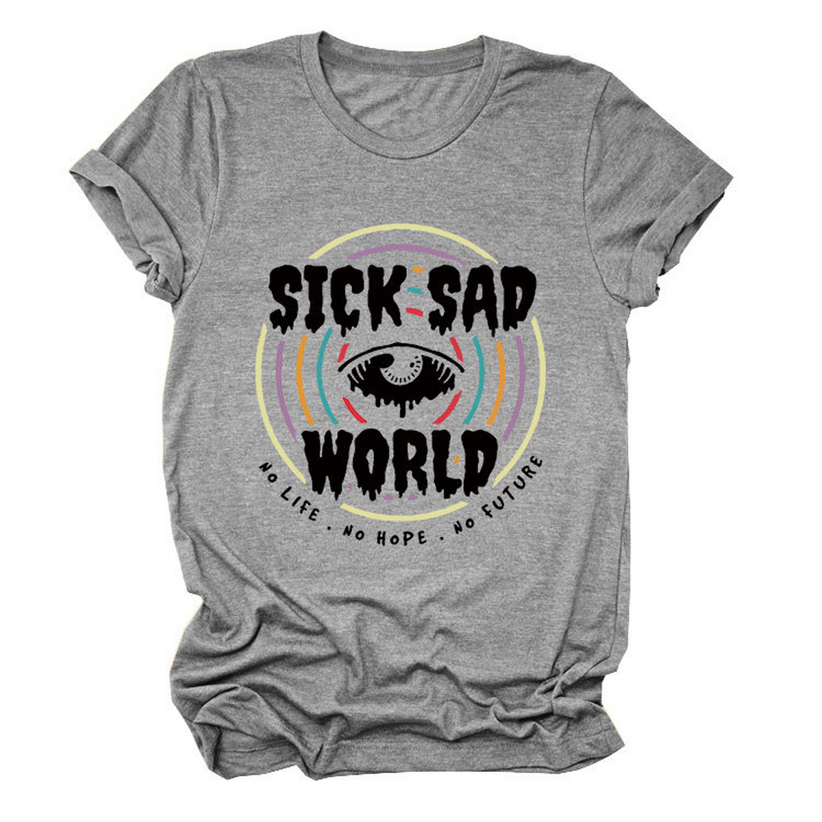 Simple Crew Neck Tee ??Comfortable Fit_CWTTS1532