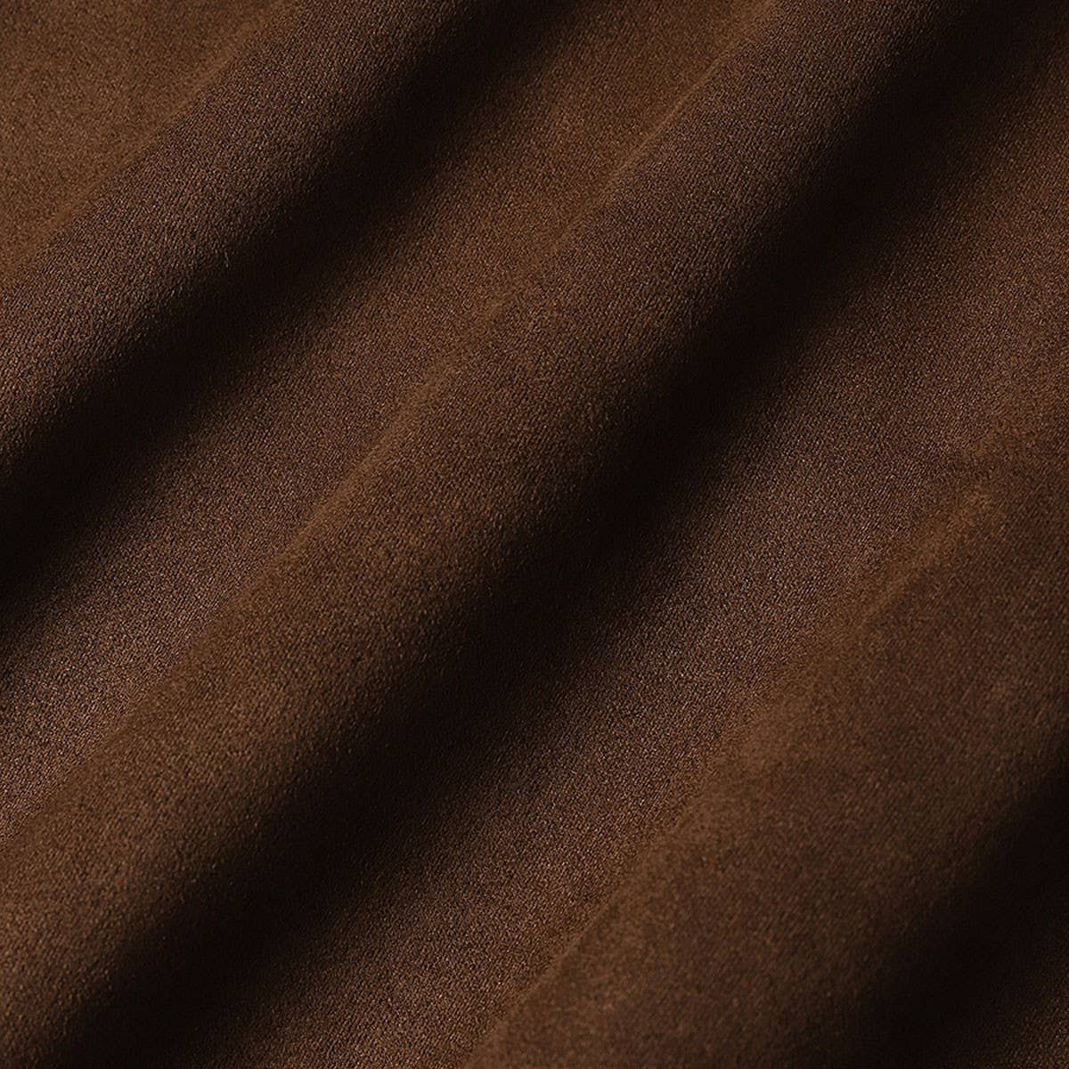 SOLID COLOR SUEDE SKIRT METAL BUTTON HIP SKIRT_CWAB4807