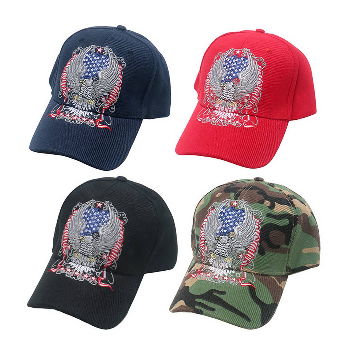Spring Summer Eagle Embroidered Baseball Cap CWAH1554