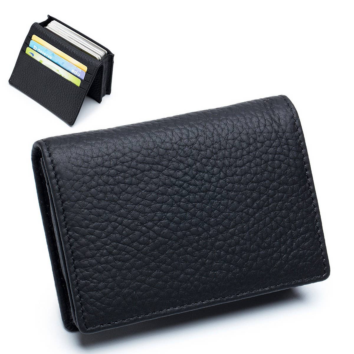 CASUAL TOPLAYER COWHIDE GENUINE LEATHER CARD HOLDER_CWAB3826