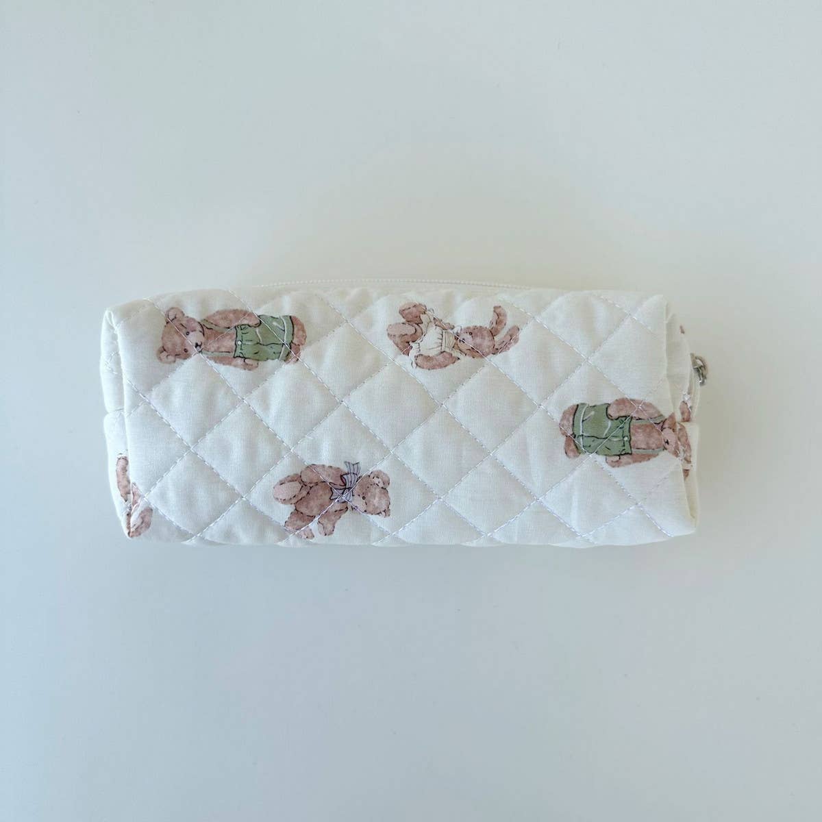 CASUAL FLORAL PENCIL CASE COSMETIC BAG_CWAB1044