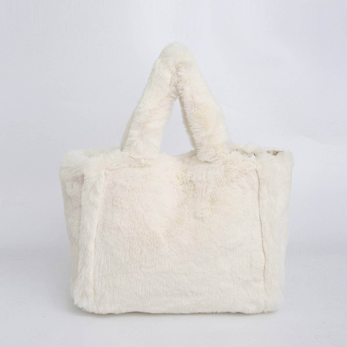 WINTER SIMPLE UNDERARM BAG HANDBAG PLUSH BAG_CWAB3971