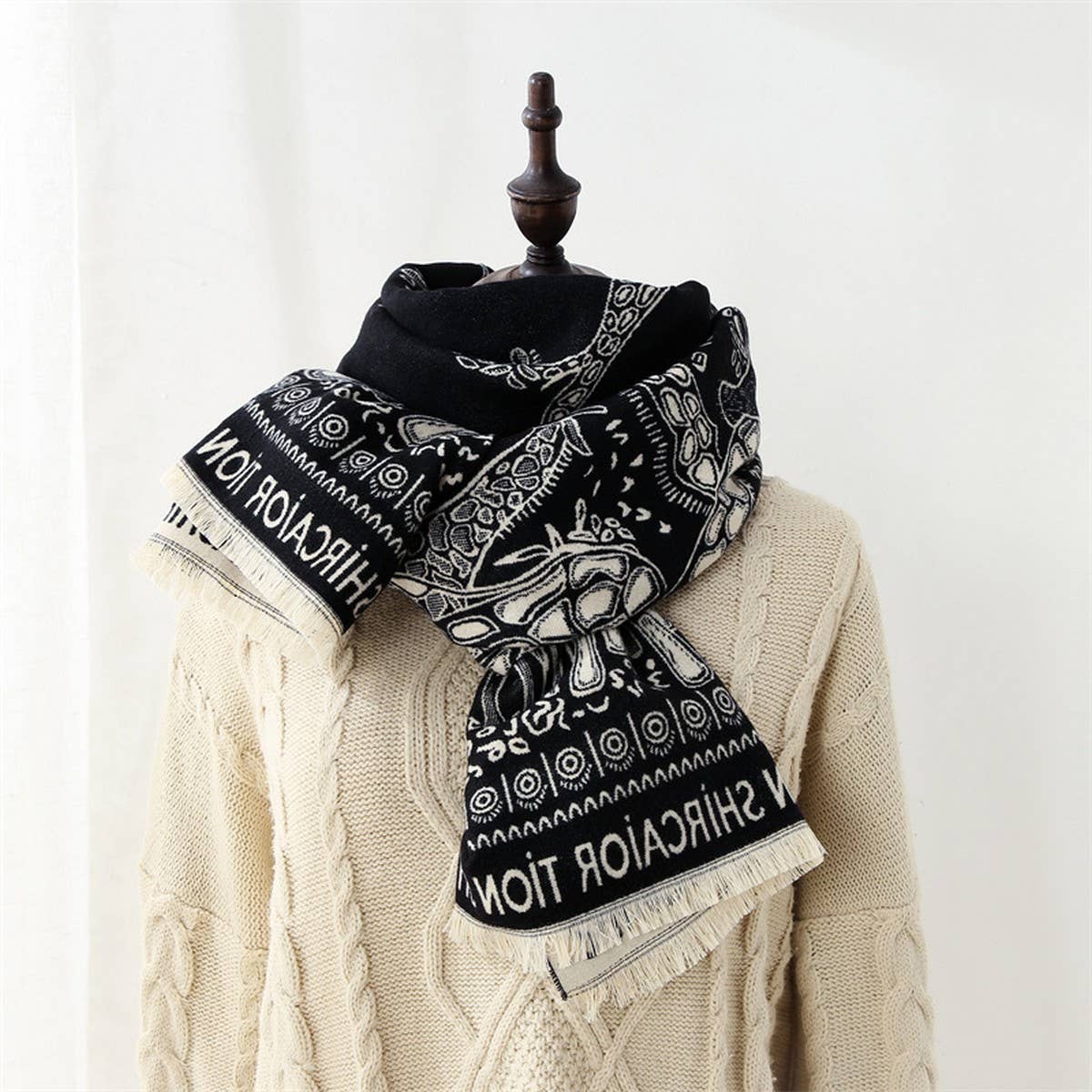 LARGE PASHMINA SHAWLS WRAPS  CASHMERE FEEL SCARFS