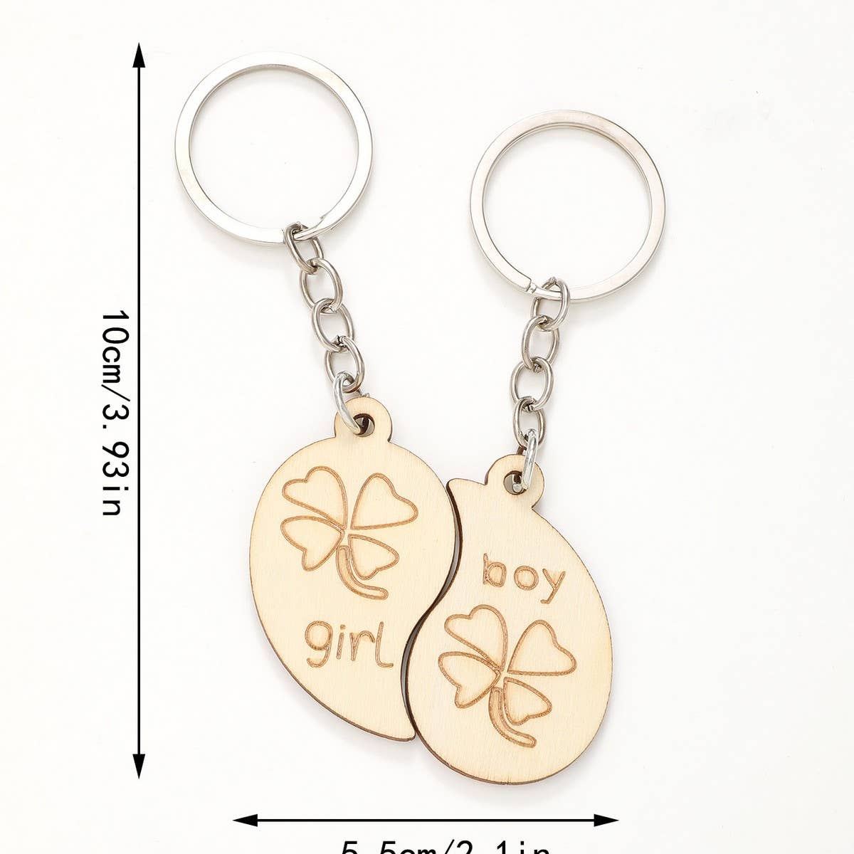 CREATIVE PENDANT WOODEN KEYCHAIN