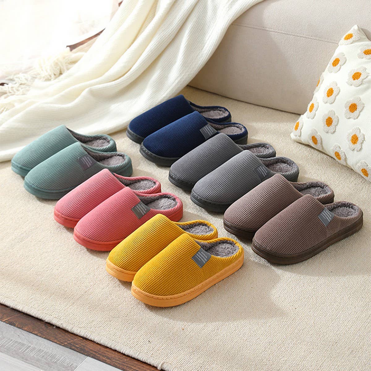 MINIMALIST WARMIES SLIPPERS BEDROOM SLIPPERS