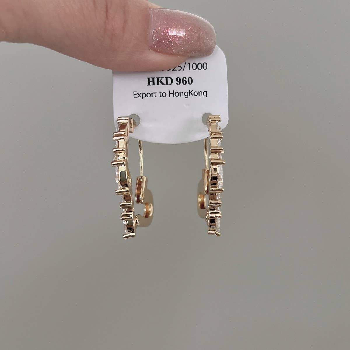 PERSONALIZED ZIRCON HEART EAR BUCKLE EARRINGS_CWAJE1348