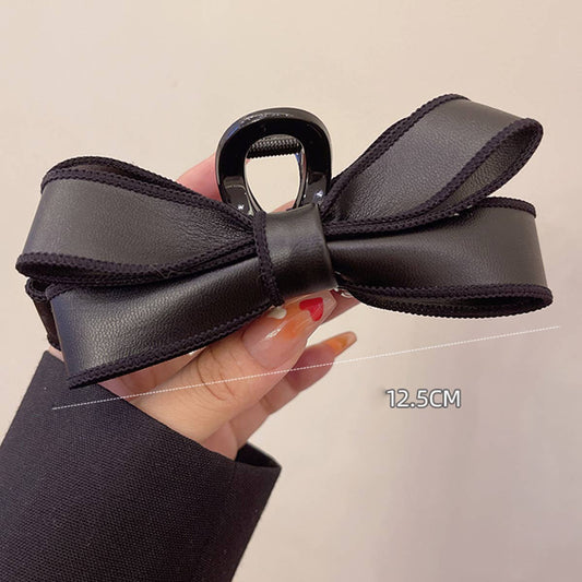 FRENCH ELEGANT BOW HAIR CLAW CLIPS_CWAHA0858