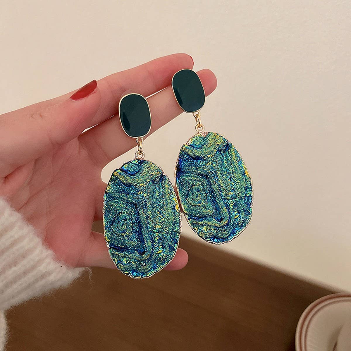 GEOMETRIC PERSONALITY RETRO EARRINGS