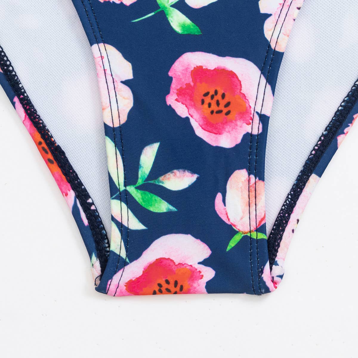 SEXY MULTI-COLOR PRINT ONE-PIECE SWIMSUIT