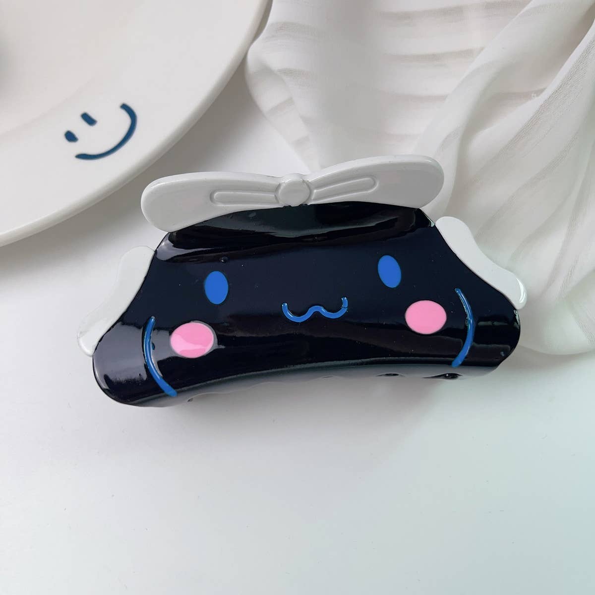 Cute cartoon cloud kitten hair claws clear girl_CWAHA1349