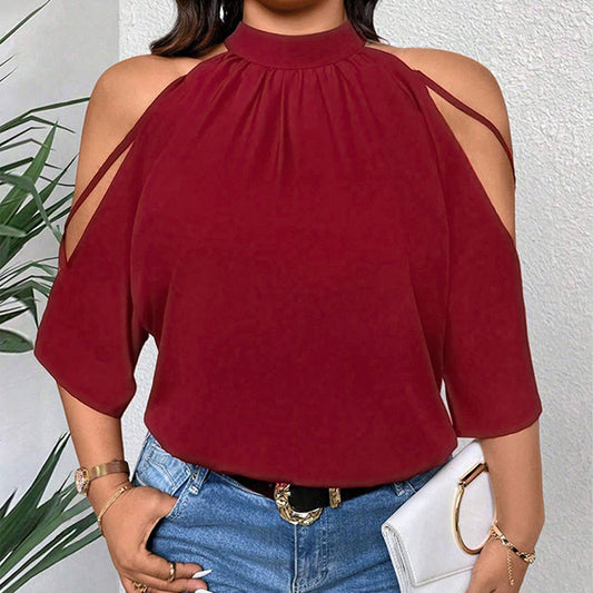 Elegant Off Shoulder Tee ? Chic Summer Style