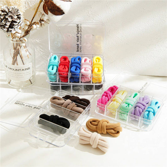1BOX/25PCS ELASTIC HAIR TIES CANDY COLOR HAIRBANDA_CWAHA1109