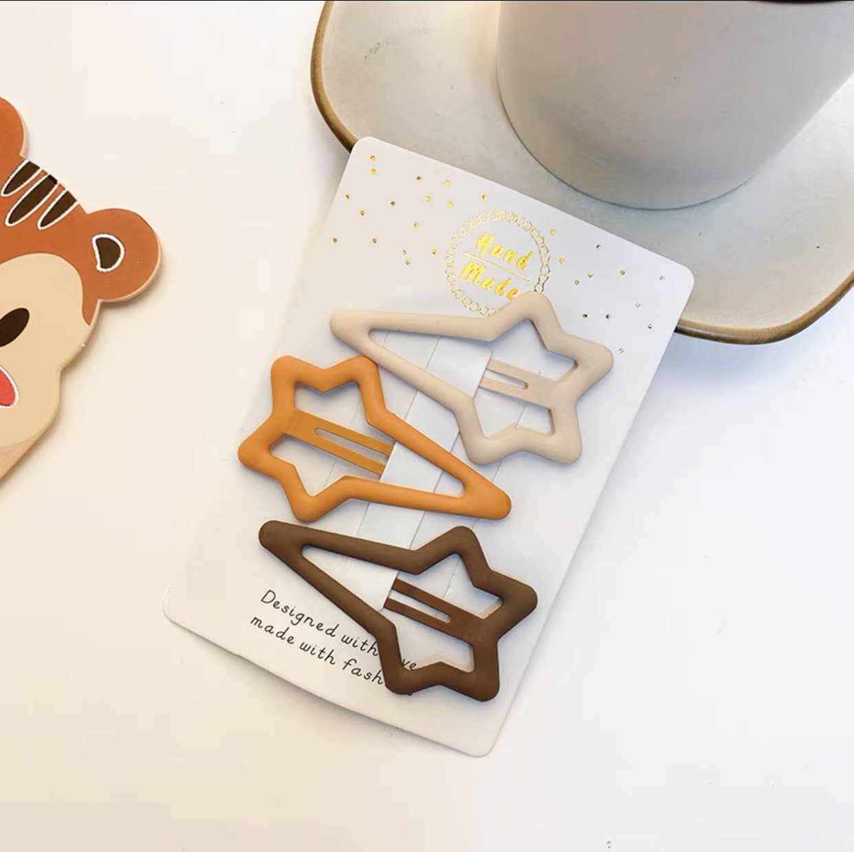 Amine hair clip Heart hair clip broken bangs