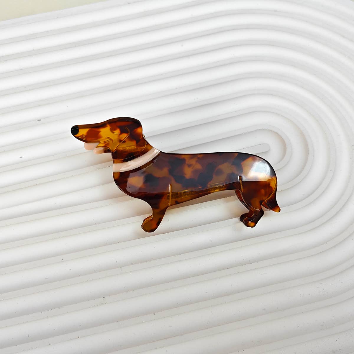 Cartoon Corgi Hair Claw Clip, Acetate Material_CWAHA6433