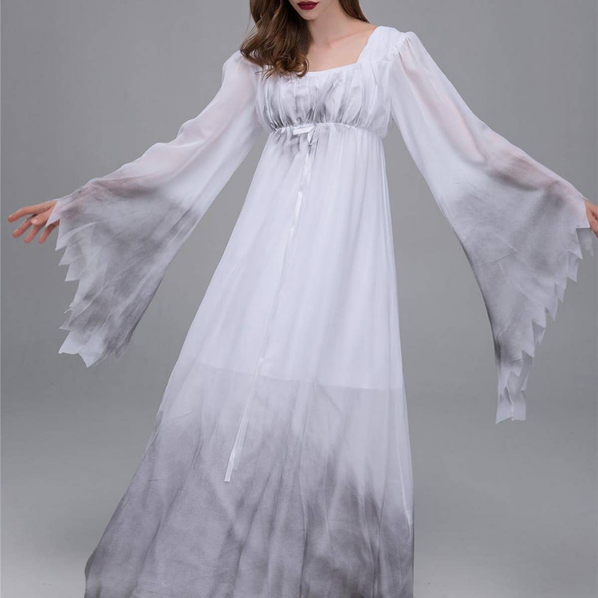 HALLOWEEN COSPLAY HORROR GHOST BRIDE LONG DRESS