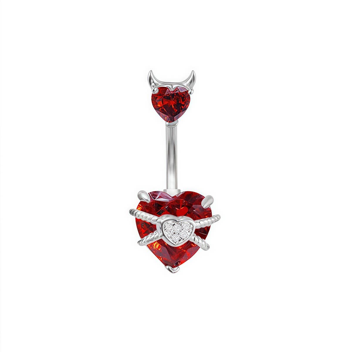 Sweet Stainless Steel Belly Ring Fashion Piercing